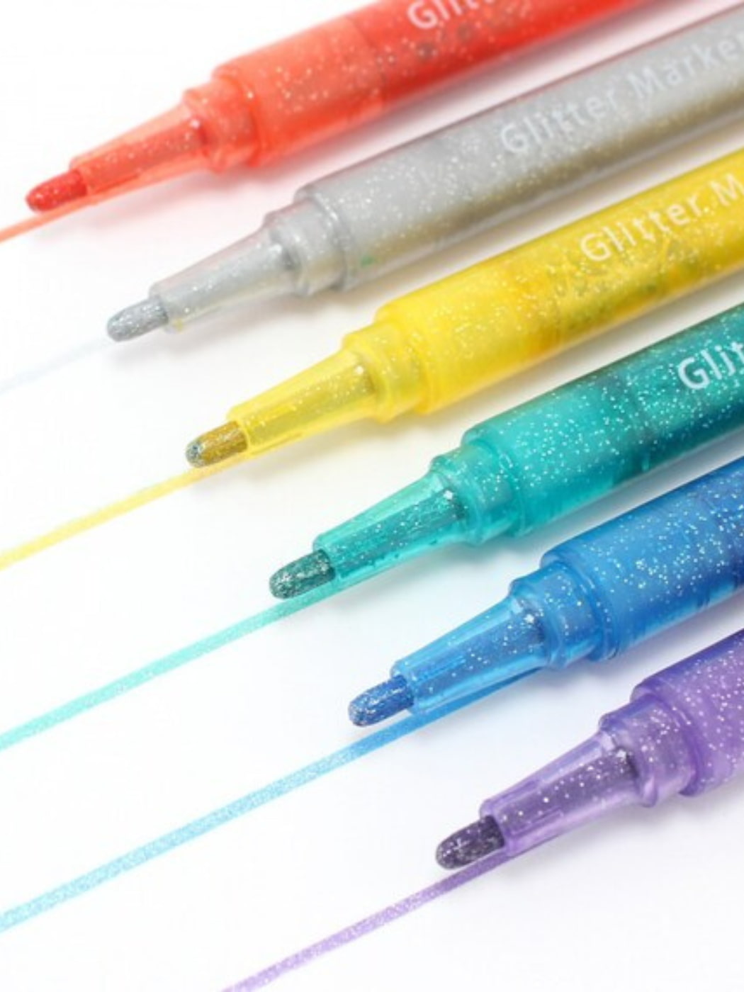 Glitter Markers 6 Pack