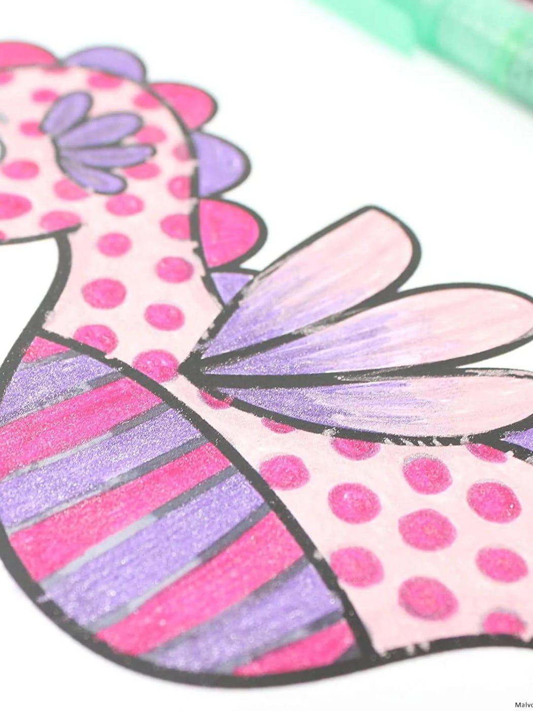 Glitter Markers 6 Pack